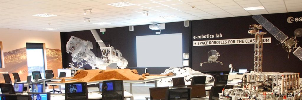 Laboratorio de robótica en la ESA