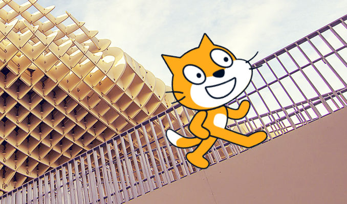 Logo de la aplicación Scratch