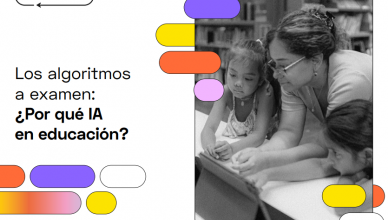 Grafismo de la cabecera: Los algoritmos a examen: ¿Por qué IA en educación?