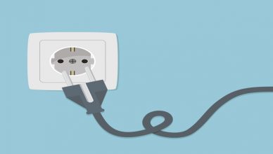 Ilustración de cable desenchufado