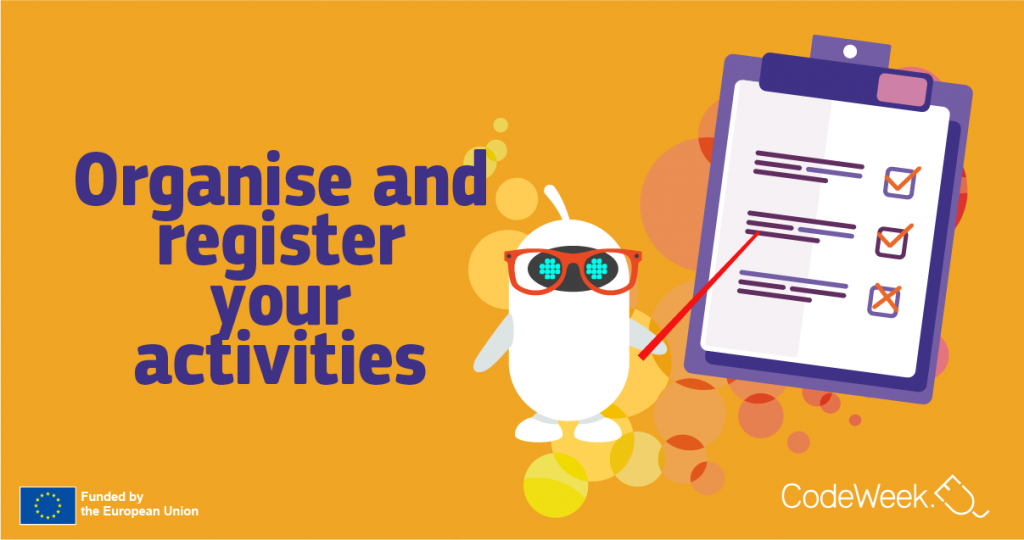 Organise and register your activities CodeWeek