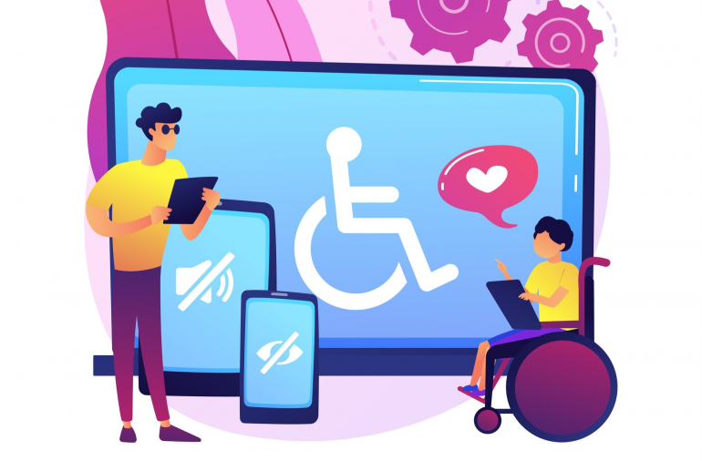 Grafismo de portada para Tecnología inclusiva