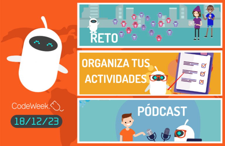 Contenidos inspiradores EU Code Week 18/12/2023 - Code INTEF