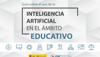 Portada de la guía sobre el uso de la IA en el ámbito educativo