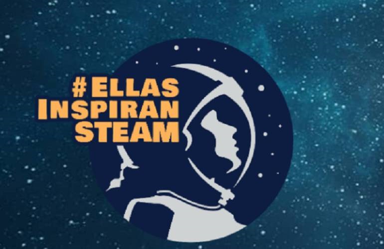 Logotipo de Ellas inspiran STEAM