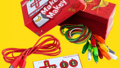 Grafismo de una makey makey