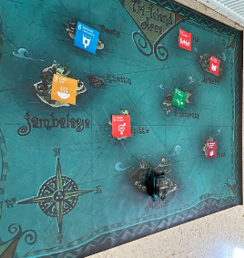 Grafismo de un mapa