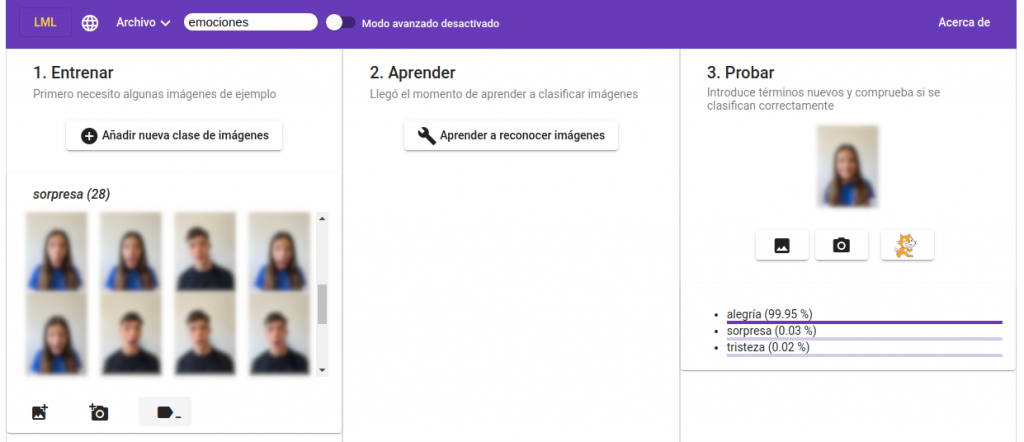 Imagen de entrenamiento de Learning Machine