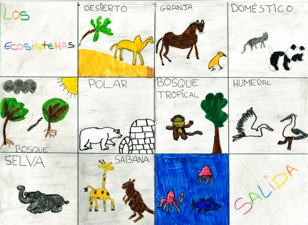 Recursos de la propuesta educativa: "Exploradores del mundo natural: creando y navegando por los ecosistemas".