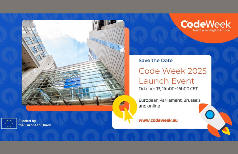 Evento de lanzamiento Code Week: 13 de octubre de 2025