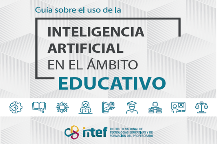Portada de la guía sobre el uso de la IA en el ámbito educativo