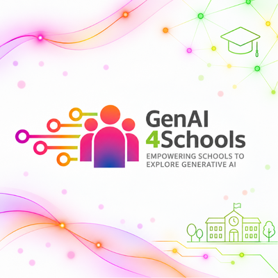 Gráfica decorativa de GenAi 4Schools